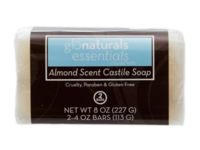 Vitacost Glonaturals Essentials Castile Soap, Almond, 4 oz/113 g, 2 Count - thumbnail 1