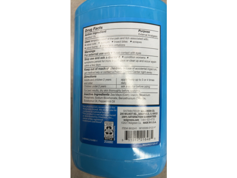 Walgreens Maximum Strength Foot Powder, 10 oz/283 g