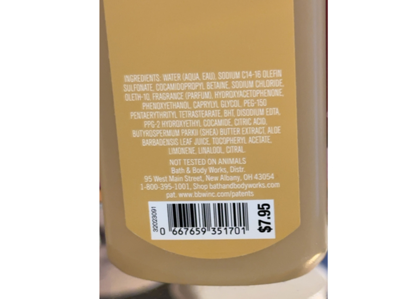 White Barn Cleansing Gel Hand Soap, Lemon, 8 fl oz/236 mL