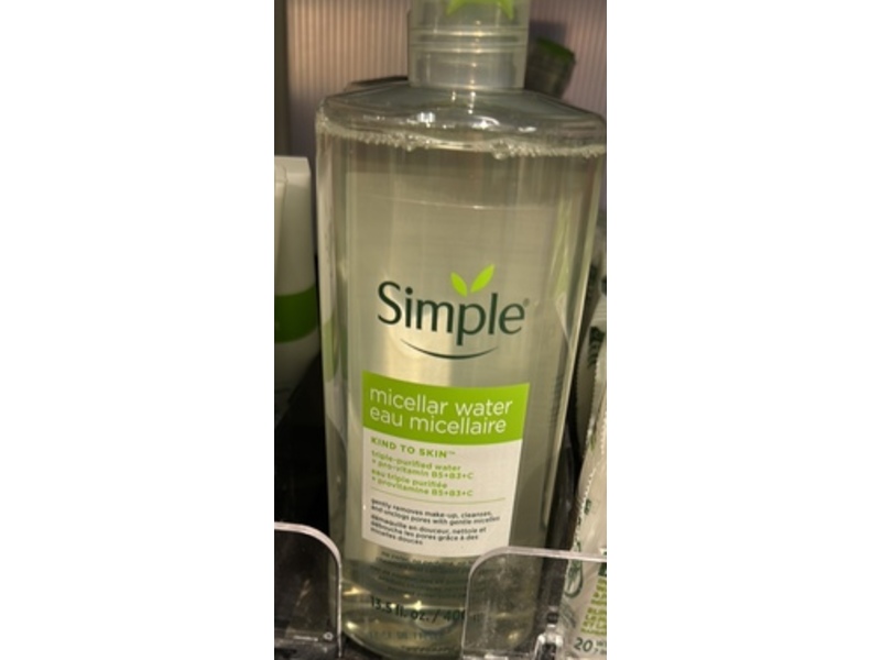 Simple Micellar Water, 13.5 fl oz/400 mL, Pack Of 6