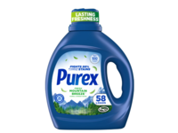 Purex Lquid Laundry Detergent, Fresh Mountain Breeze, 58 Loads, 66 fl oz/1.95 L - thumbnail 1