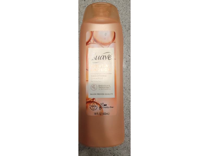 Suave Smoothing Shampoo, Keratin Infusion, 18 fl oz/532 mL