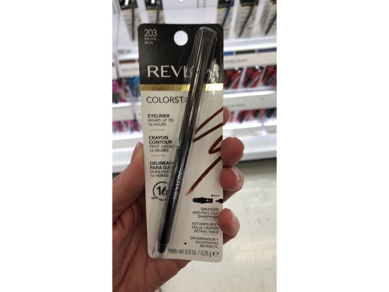 Revlon ColorStay Eyeliner Crayon, Brown 203, 0.01 oz