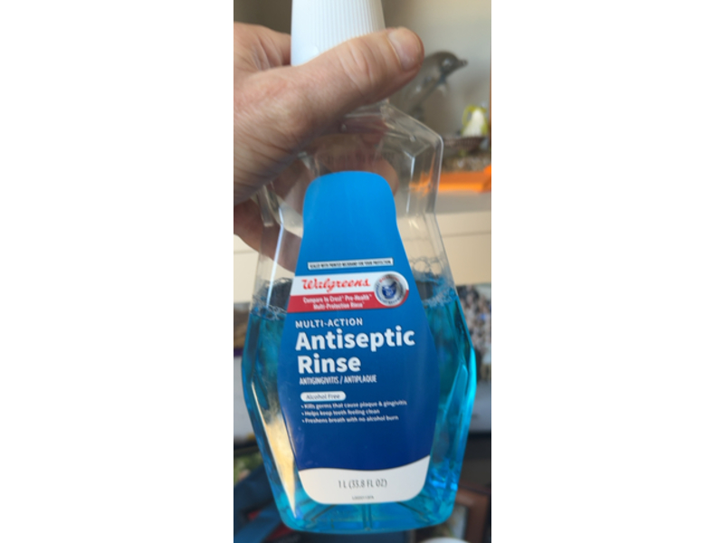 Walgreens Multi-Action Antiseptic Rinse, 33.8 fl oz/1 L