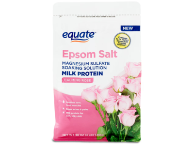Equate Milk Protein Epsom Salt, Calming Rose, 48 oz/1.36 kg