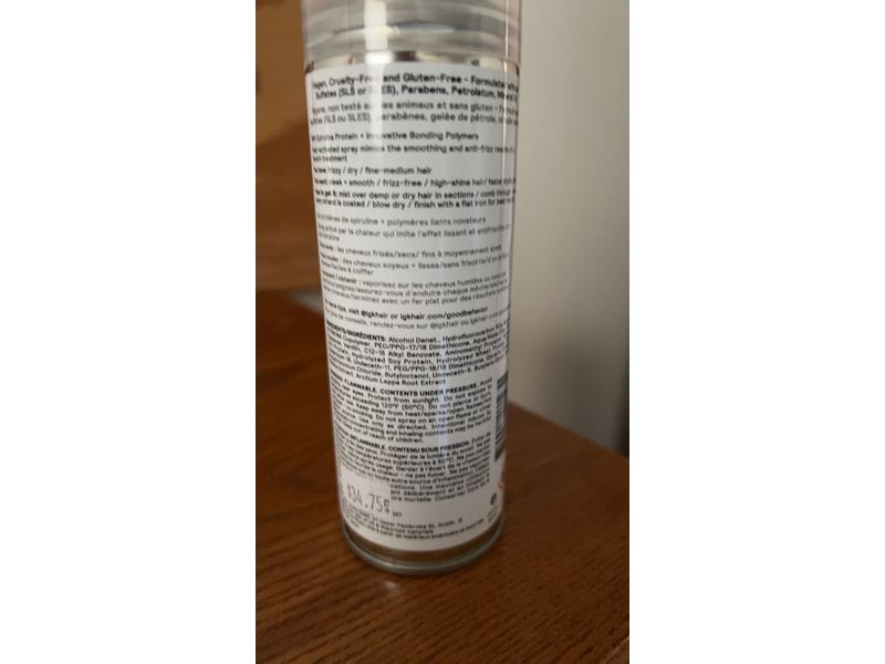 IGK Good Behavior Smoothing Spray, Spirulina Protein, 5.8 oz/186 mL