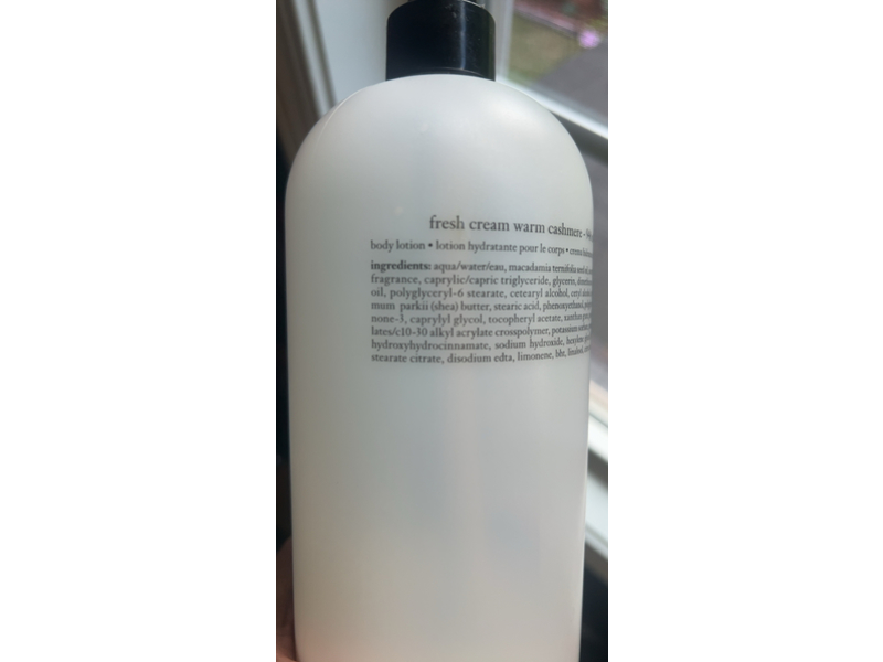 Philosophy Fresh Cream Warm Cashmere Body Lotion, 32 fl oz/946 mL