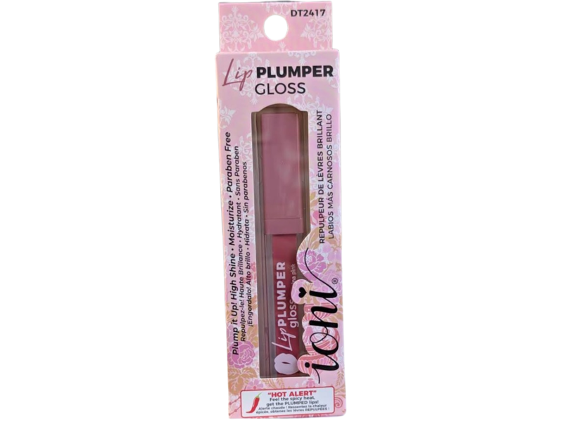 Ioni Lip Plumper Gloss, Hot Alert, 0.15 fl oz/4.5 mL.