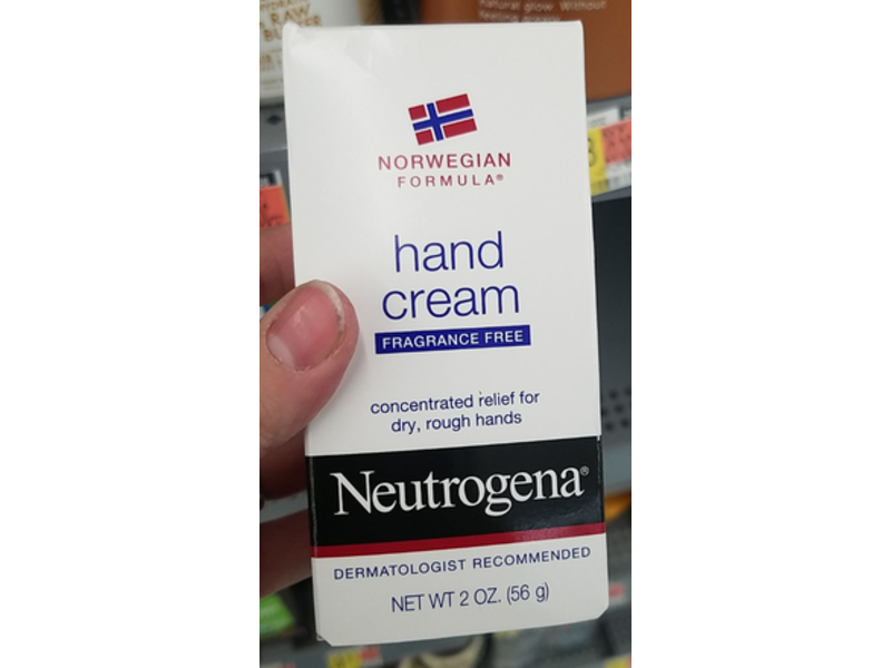 Neutrogena Norwegian Formula Hand Cream, Fragrance Free, 2 oz/56 g