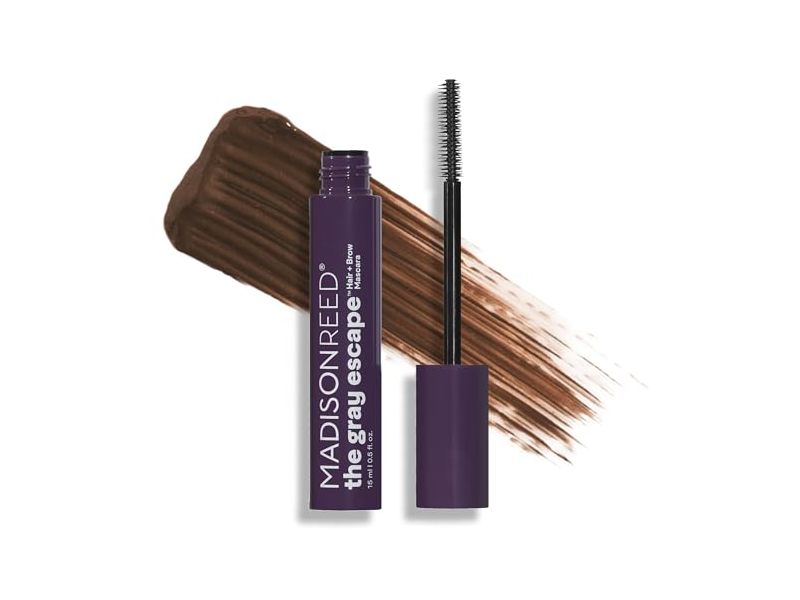 Madison Reed The Gray Escape Hair + Brow Mascara, Medium Brown, 0.5 fl oz/15 mL