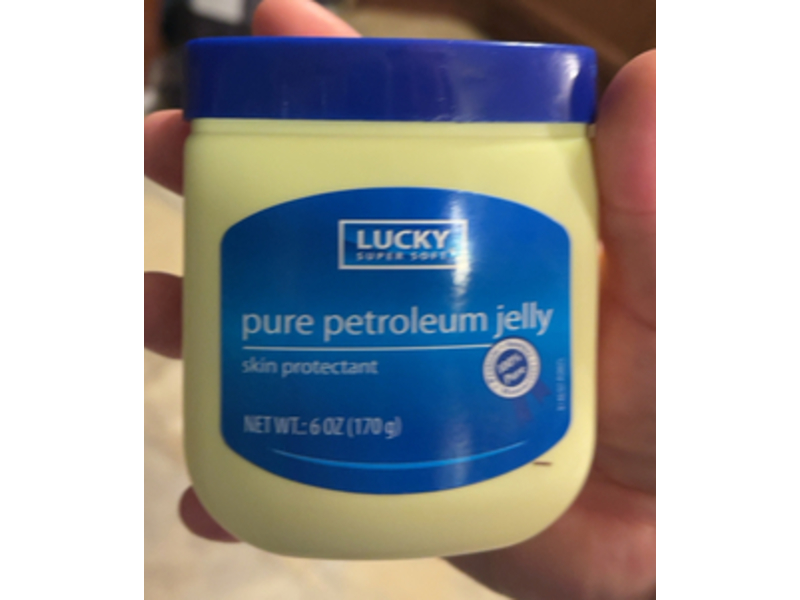 Lucky Super Soft Pure Petroleum Jelly, 6 oz/170 g, Pack Of 12
