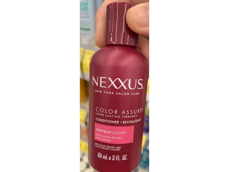 Nexxus Color Assure Protein Fusion Conditioner, 3 fl oz/89 mL, Pack Of 12