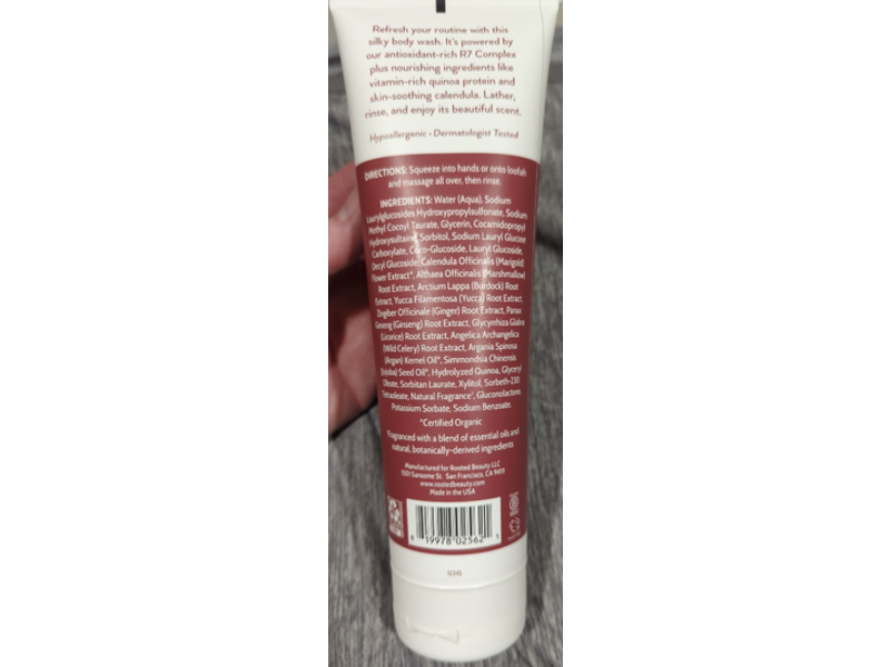 Rooted Beauty Rejuvenating Body Wash, Oat Milk, Antioxidant-Rich Roots, 9 fl oz/266 mL