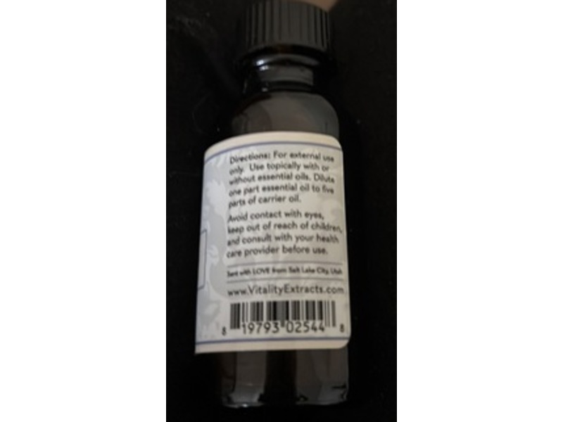 Vitality Extracts Pure Carrier Oil, Grapeseed, 30 mL