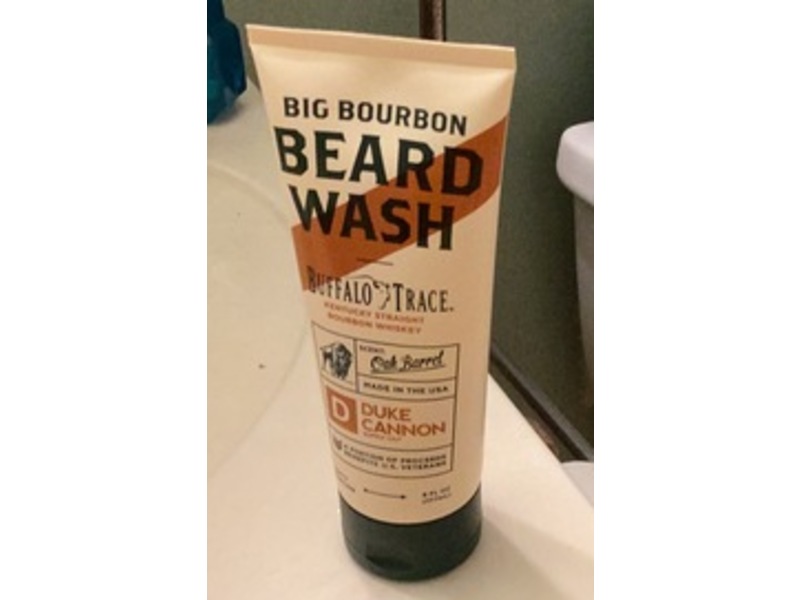 Duke Cannon Supply Co. Big Bourbon Beard Wash, 6 fl oz/177 mL