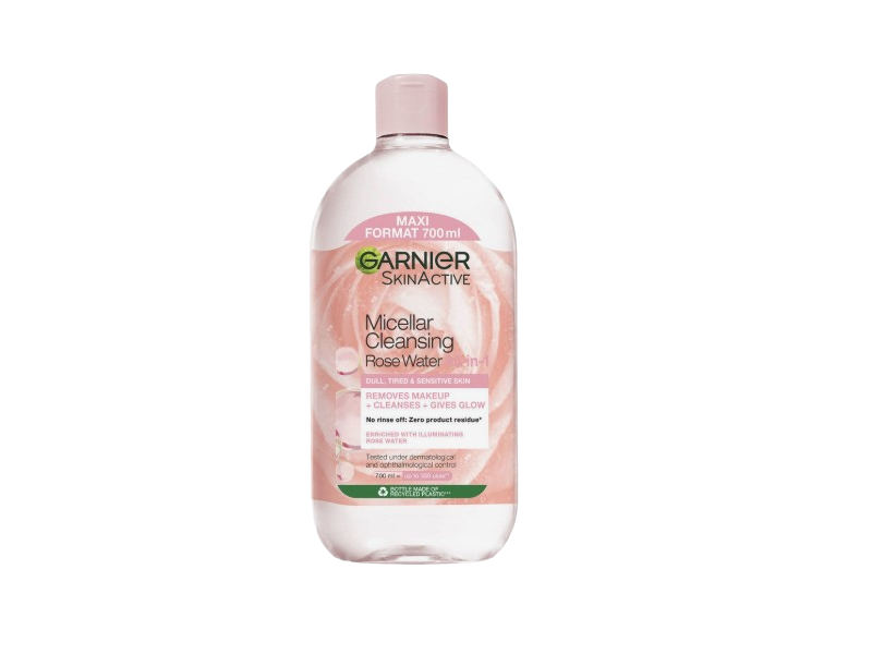 Garnier SkinActive Micellar Cleaning All-In-1, Rose Water, 700 mL