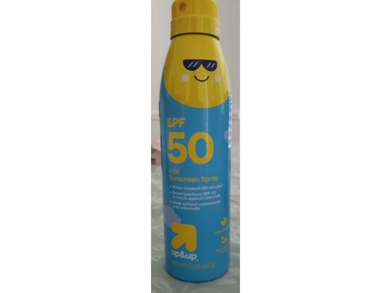 Up & Up Kids Sunscreen Spray, SPF 50, 5.5 oz/156 g