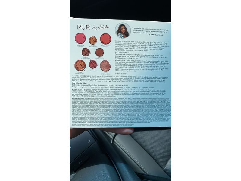 PÜR xo Nabela Embrace Your Face Eye & Cheek Palette, 0.035 oz.