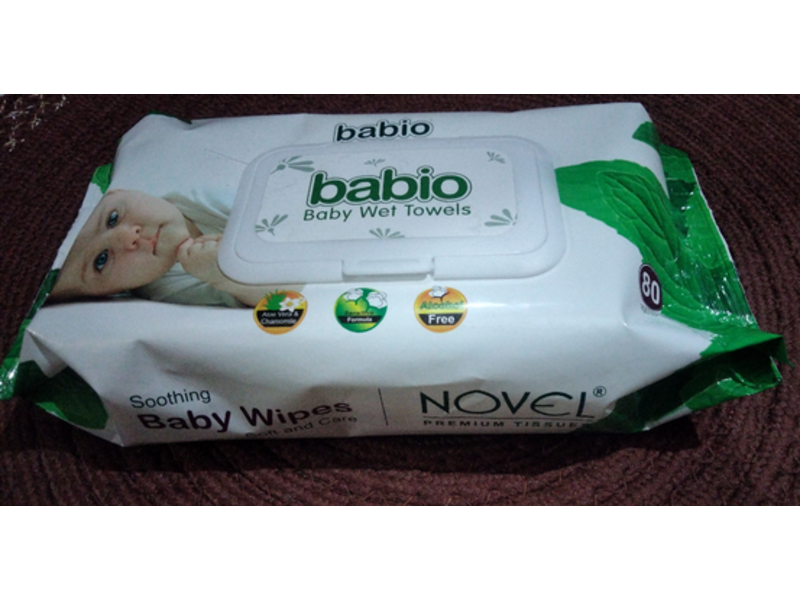 Novel Baby Wet Towels, 80 Count, Pack Of 2