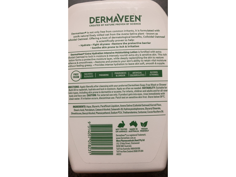Dermaveen Intensive Moisturising Lotion, Extra Hydration, 1.25 L