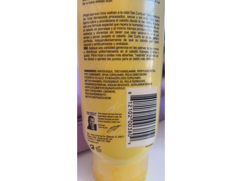 Samy Get Curls Curl Reactivator, 8 fl oz/235 mL