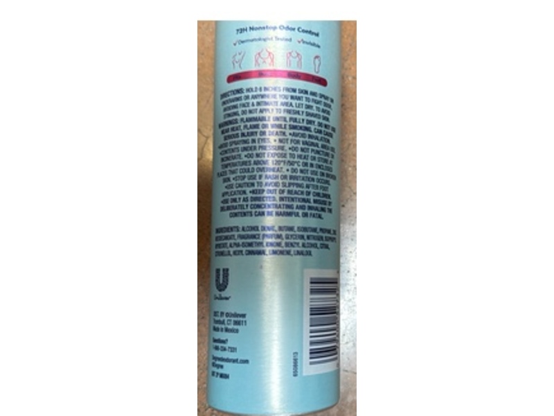 Degree Whole Body Deodorant, Rose & Waterlily, 2.9 oz/84 g