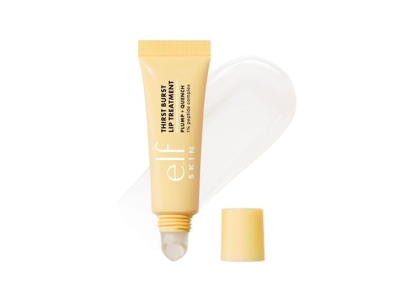 e.l.f. Cosmetics SKIN Thirst Burst Lip Treatment, Clear Pomelo, 0.35 oz/10 g