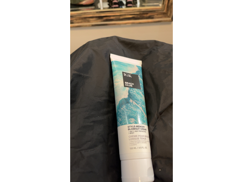 Igk Beach Club Bouncy Blowout Cream, 4.5 fl oz/133 ml