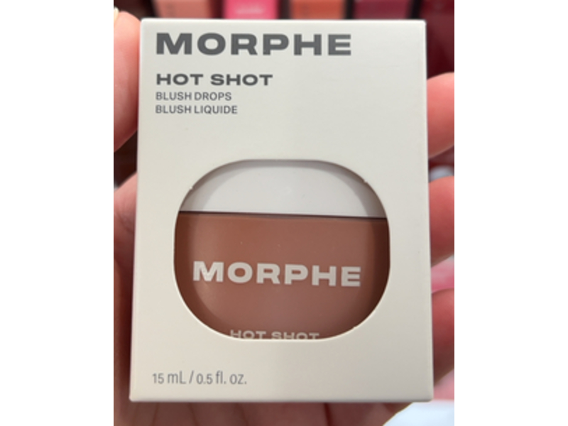 Morphe Hot Shot Blush Drops, Natural Heat, 0.5 fl oz/15 mL