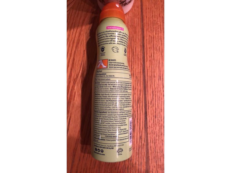 kiss my face organics mineral continuous spray sunscreen