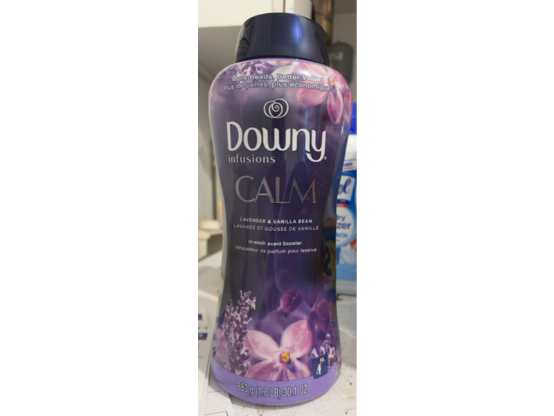 Downy Infusions Calm In-Wash Scent Booster, Lavender & Vanilla Bean, 30.1 oz/853 g