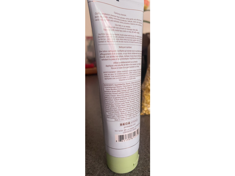 Pixi Skintreats Clarity Cleanser, Salicylic Acid, & Probiotics, 4.6 fl oz/135 mL