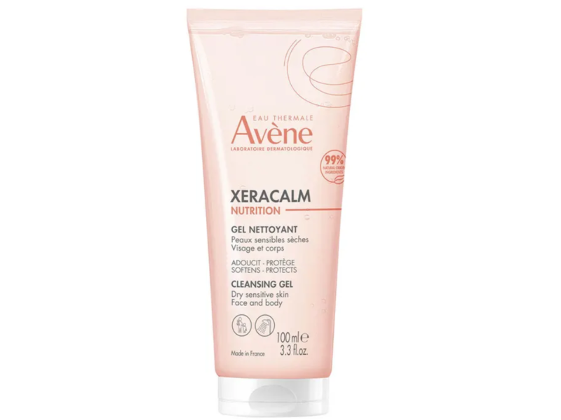 Eau Thermale Avene Xeracalm Nutrition Cleansing Gel, 3.3 fl oz/100 mL