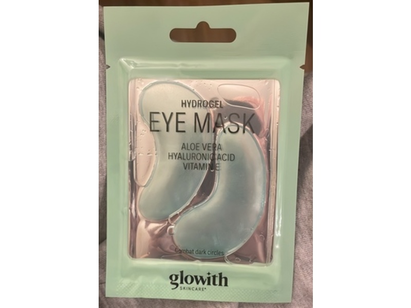 Glowith Hydrogel Eye Mask, Aloe Vera, Hyaluronic Acid & Vitamin E