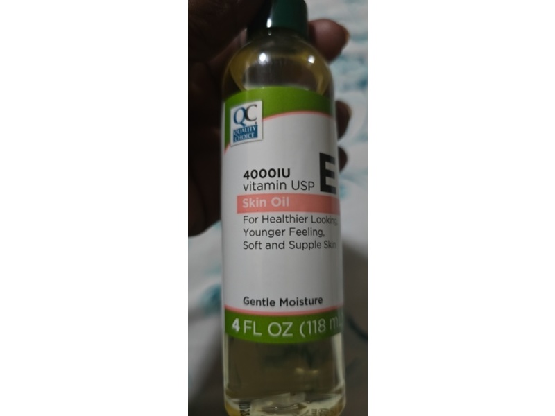 Quality Choice 4 000 Iu Skin Oil Vitamin E, Gentle Moisture, 4 fl oz/118 mL