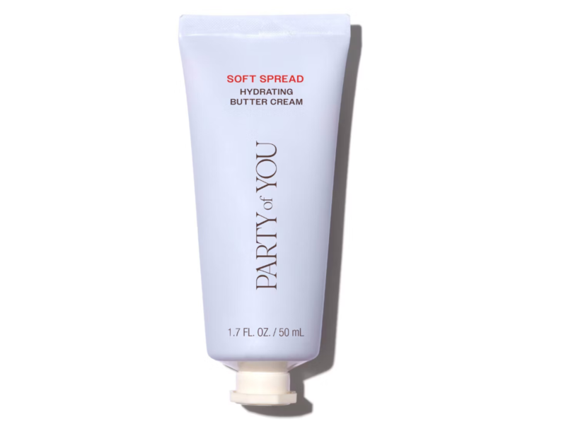 Party Of You Soft Spread Hydrating Butter Cream, murumuru Seed Butter+Saffron Flower, 1.7 fl oz/50 mL