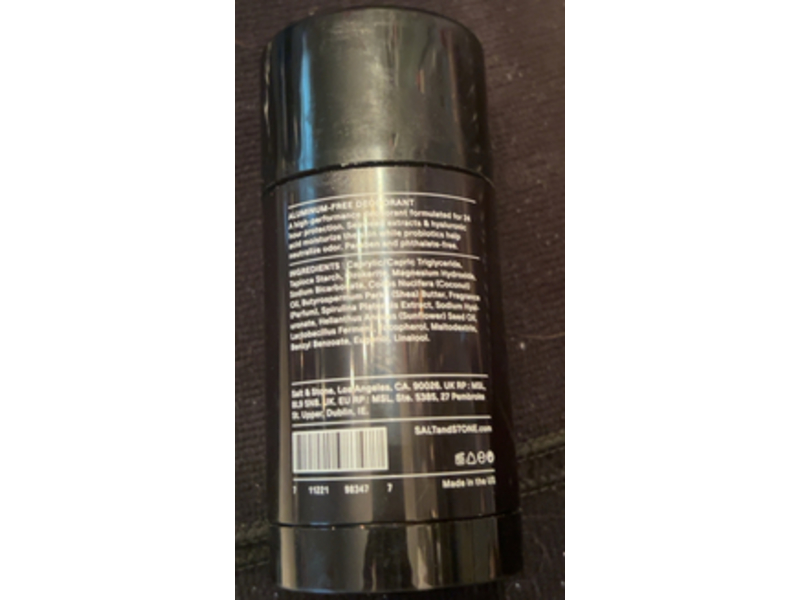 Salt & Stone Deodorant, Black Rose & Oud, 2.6 oz/75 g