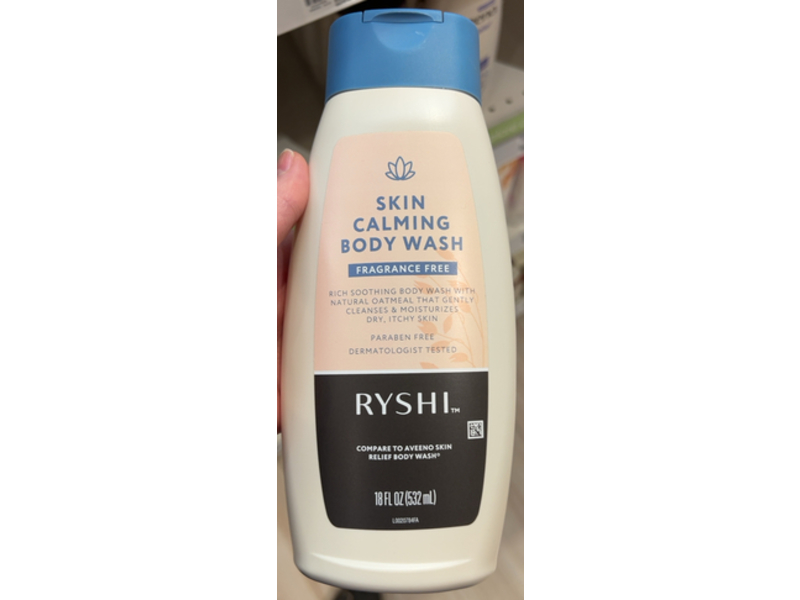 Ryshi Skin Calming Body Wash, 18 fl oz/532 mL