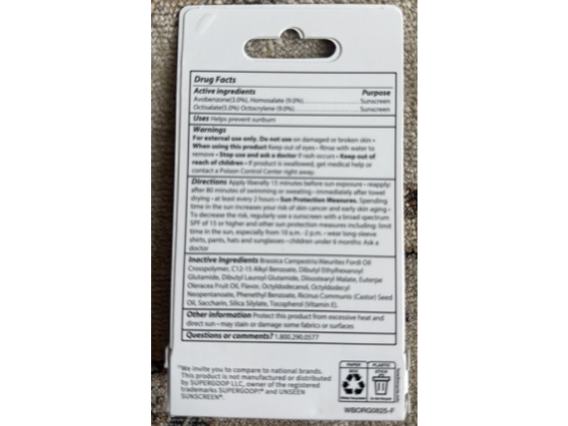 Walgreens Invisible Lip Balm, SPF 30, 0.11 oz/3.4 g