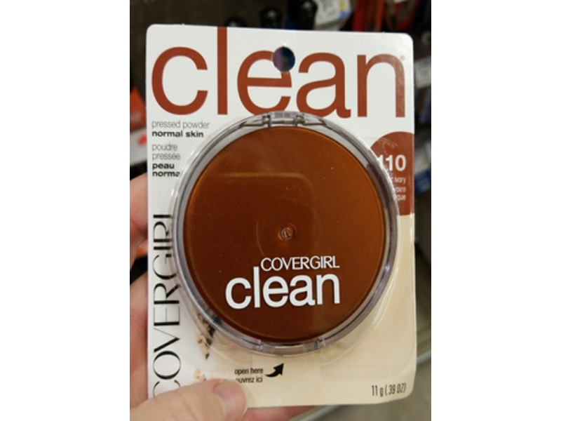 CoverGirl Clean Powder Foundation, 110 Classic Ivory, 0.39 oz