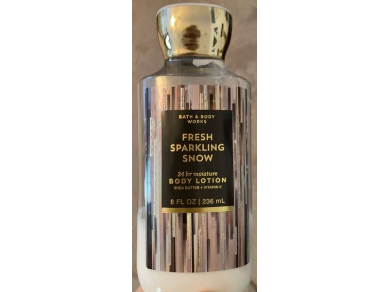 Bath & Body Works Fresh Sparkling Snow Body Lotion, 8 fl oz/236 mL