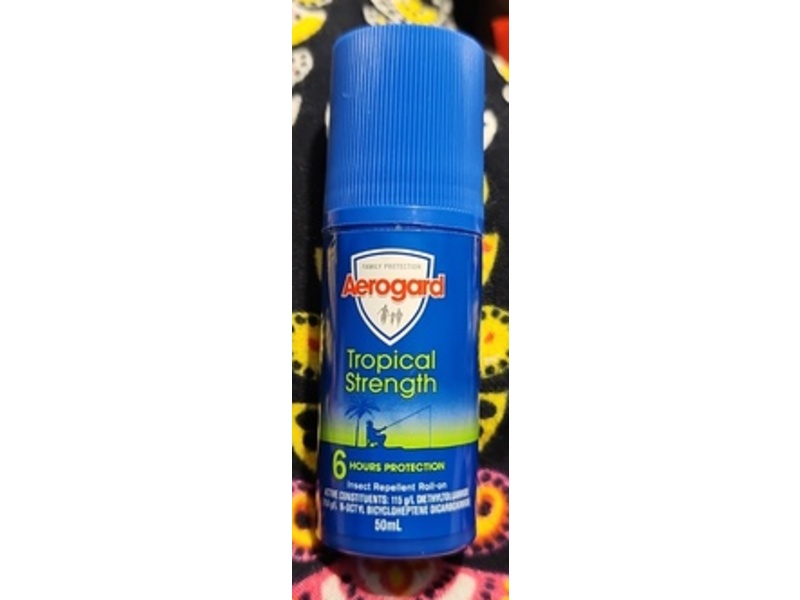 Aerogard Tropical Strength Insect Repellent Roll-On, 50 mL