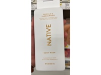 Native Body Wash, Vanilla & Sandalwood, 18 fl oz/532 mL - Image 3