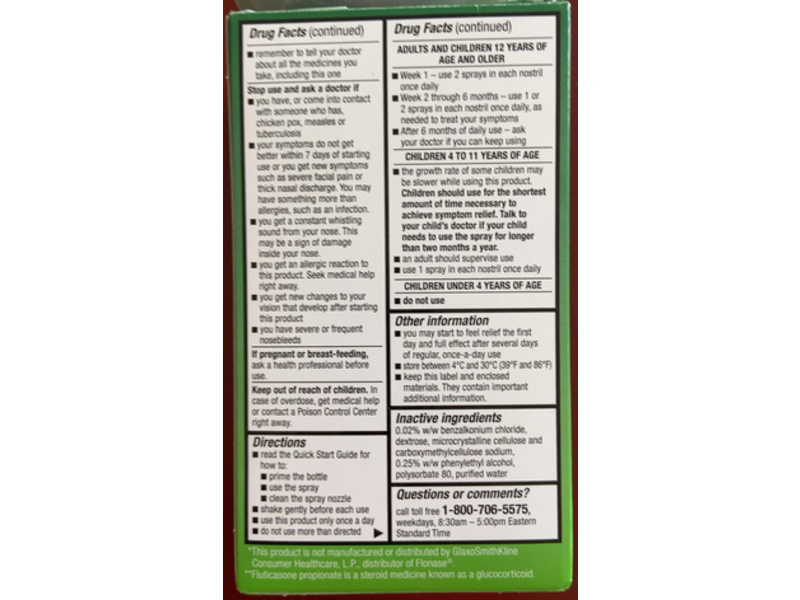 Up & Up Fluticasone Propionate Allergy Relief Nasal Spray, 0.38 fl oz, 72 Spray