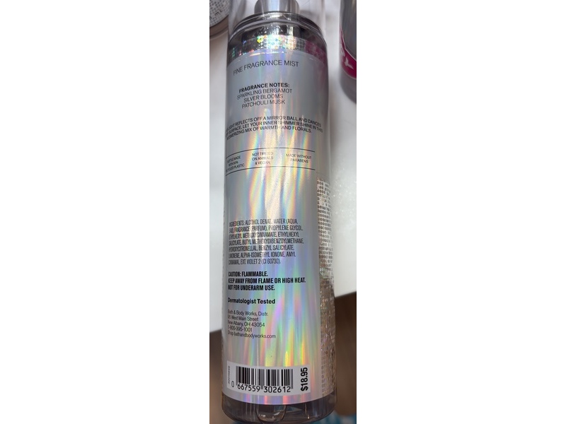 Bath & Body Works Fragrance Mist, Platinum,8 fl oz/236 mL