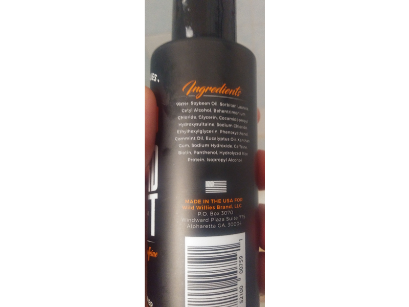 Wild Willies Progro Fortified Beard Soft Conditioner, Biotin & Caffeine, 2, 4 fl oz/118.28 mL