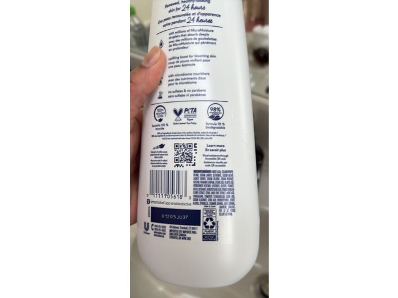 Dove Uplifting Body Wash, Sakura Blossom & Yuzu, 591 mL