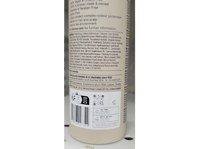 Davroe Blonde Senses Platinum Shampoo, 325 mL