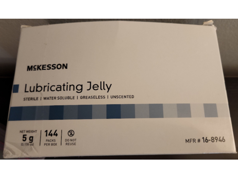 McKesson Lubricating Jelly, 0.176 oz/5 g, Pack of 144