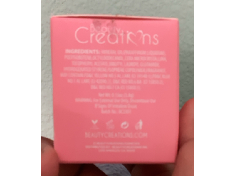 Beauty Creations Lip Mask, Watermelon, 0.13 oz/3.8 g